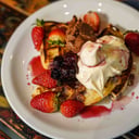 Foto de WAFFLES CON CREMA DE VAINILLA