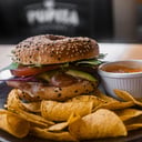 Foto de Bagel de Crudo