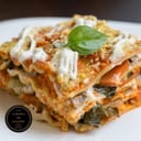 Foto de Lasaña con salsa mixta 
