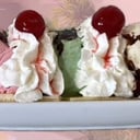 Foto de banana split