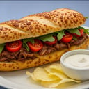 Foto de Sandwich de bondiola braseada