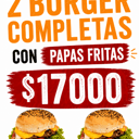 Foto de 2 BURGER COMPLETAS