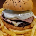 Foto de Muzza, Jamón y Roquefort.