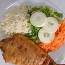 Foto de merluza frita c/agregado