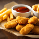 Foto de Papas con nuggets