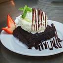 Foto de Brownie de Chocolate con Helado