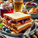 Foto de Peanut Butter & Jelly Sandwich