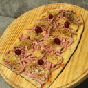 Foto de 18 - Anana, jamon cocido, cerezas y azucar negra.