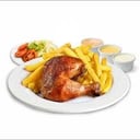 Foto de 1/4 DE POLLO + PAPAS + ENSALADA