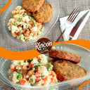 Foto de Hamburguesas al horno con Ensalada Rusa