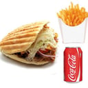 Foto de Kebab +Patatas +Bebida