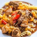 Foto de Guiso de fideos con osobuco