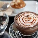 Foto de cappuccino con licor 