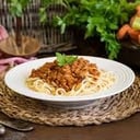 Foto de Tallarines con salsa boloñesa