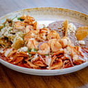 Foto de Chilaquiles con Camarón (Verdes o Rojos)