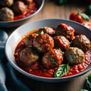 Foto de ALBONDIGAS DE CARNE SALSA POMODORO