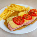 Foto de SUPREMA de pollo a la NAPOLITANA con guarnicion