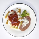 Foto de Chilaquiles chicharrones prensado
