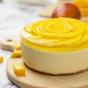Foto de tarta de mango sin huevo