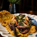 Foto de PULPO ENTERO EN RISOTTO DEL MAR