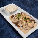 Foto de LOMO VETADO CON SALSA MARGARITA