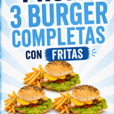 Foto de Promo 3 Burger Completas