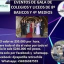 Foto de evento de gala de colegio y Liceo de 8° básicos y 4° medios