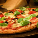Foto de Pizza de Jamón y provolone