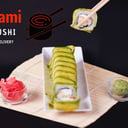 Foto de NA05 Tokio: Salmón, queso crema y ciboulette. Bocado envuelto en salmón, palta o mix