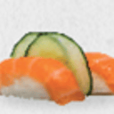 Foto de NIGIRI DE SALMON ROSADO (5 PIEZAS)
