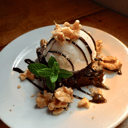 Foto de Brownies con helado de crema americana