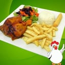 Foto de Bandeja con pollo frito