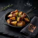 Foto de Batatas cocidas al vacio crocantes 