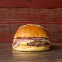 Foto de Hamb. Cheddar Y Jamon Con Papas 