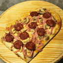 Foto de 29 - Peperoni, jamon cocido y champiñones.