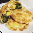 Foto de Berenjena, Queso cabrales y Miel