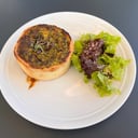 Foto de Quiche de espinaca, con queso parmesano, cebolla y muzzarella.