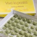 Foto de Ravioles de ricotta descremada con masa de espinaca