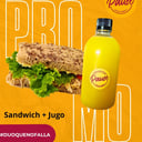 Foto de combo sandwich + jugo EFECTIVO