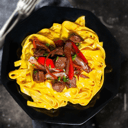 Foto de Fetuccini a la huancaína con lomo saltado